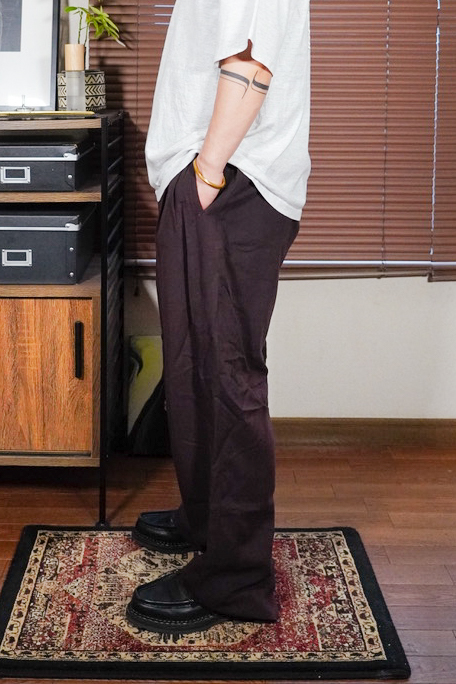 90’s vintage rayon pants - 画像 (3)