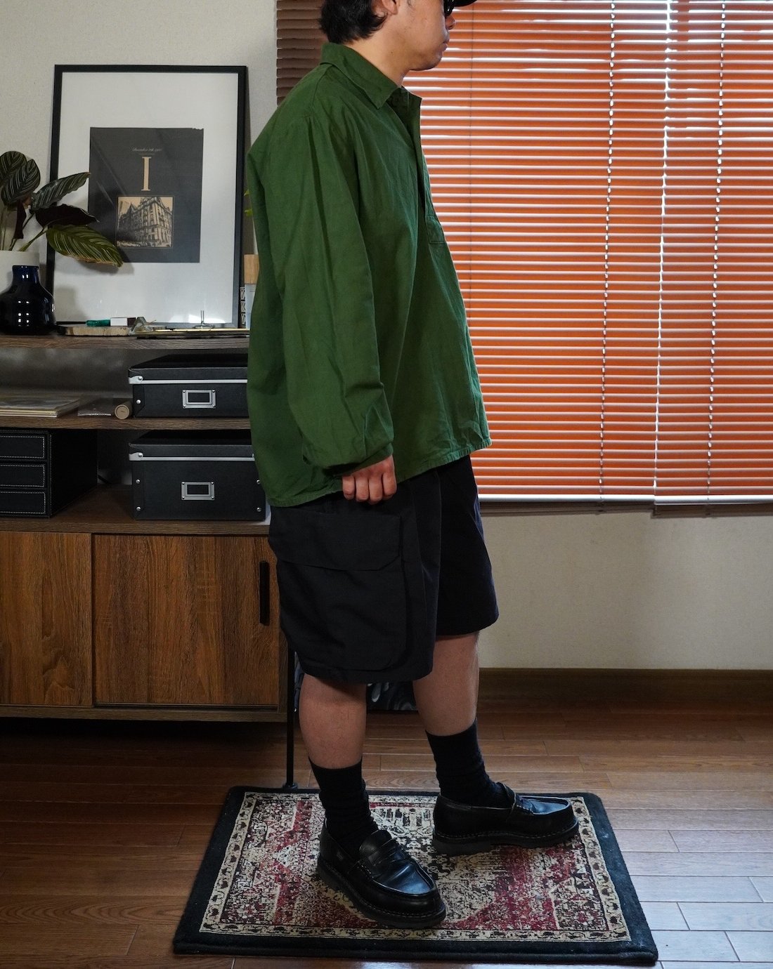 80’s Swedish Army pullover shirt M-55 - 画像 (2)