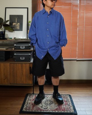 90’s vintage linen × cotton shirt