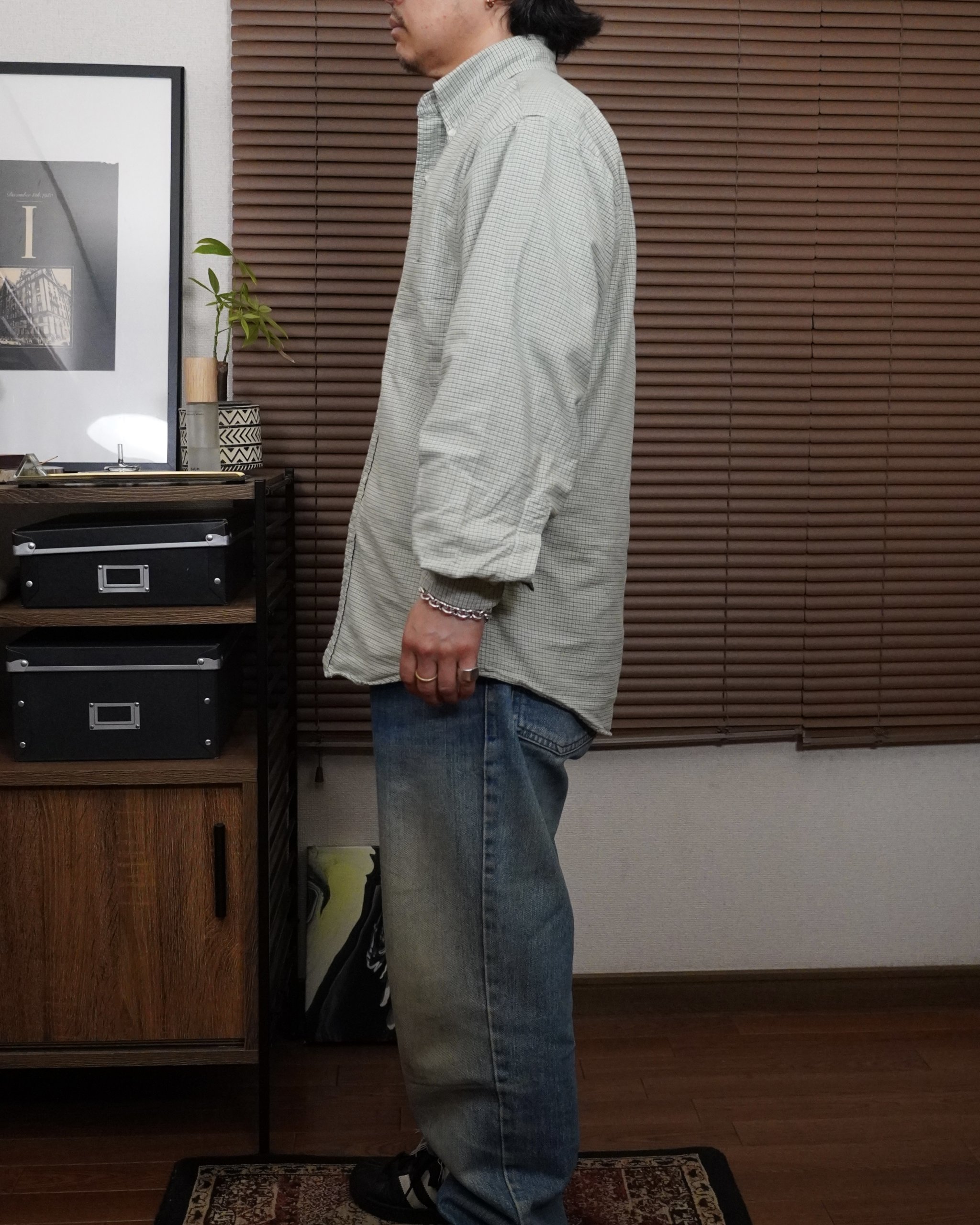 90’s L.L.bean check shirt - 画像 (5)