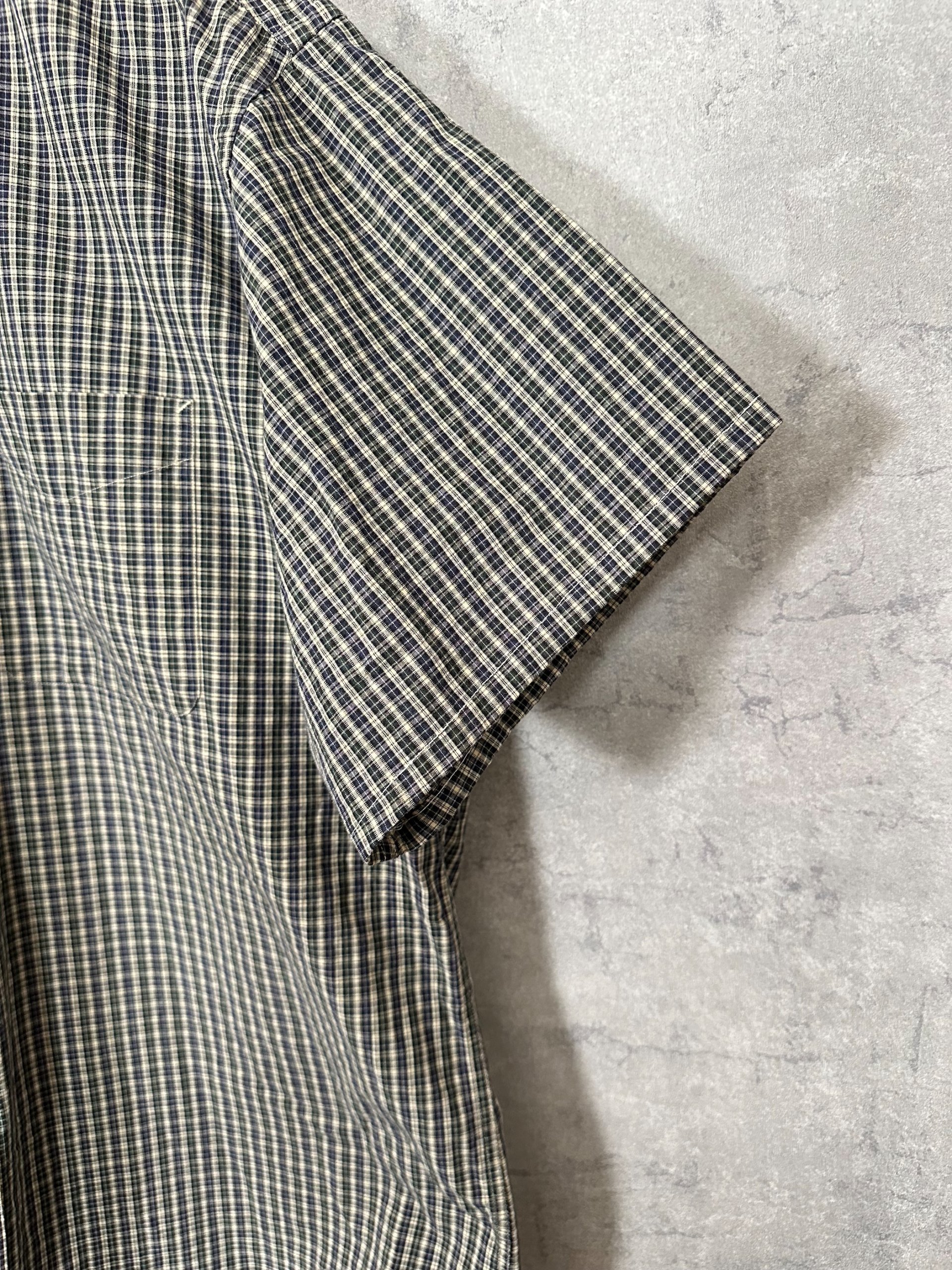 90’s-00's tommy hilfiger check half shirt - 画像 (10)