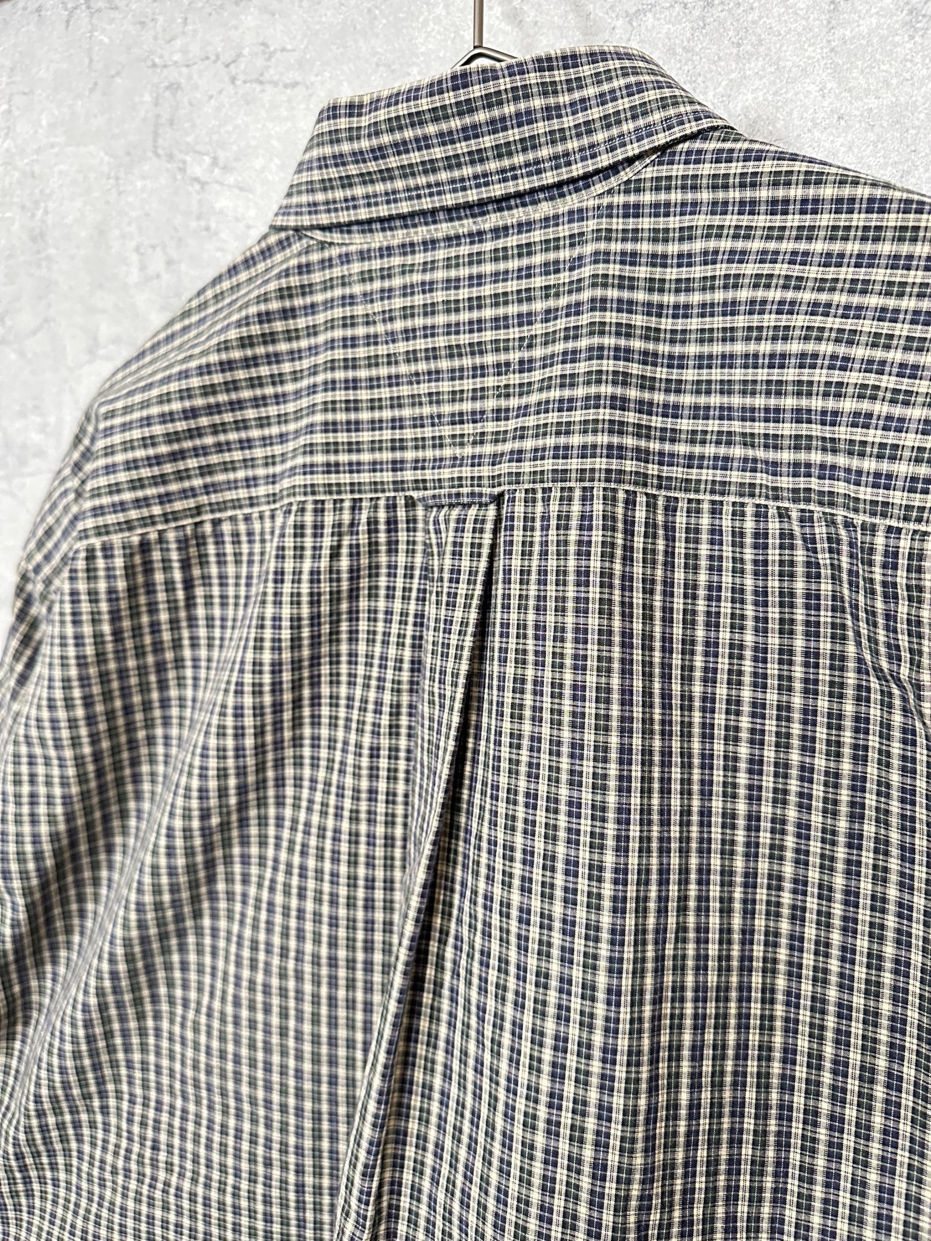 90’s-00's tommy hilfiger check half shirt - 画像 (14)