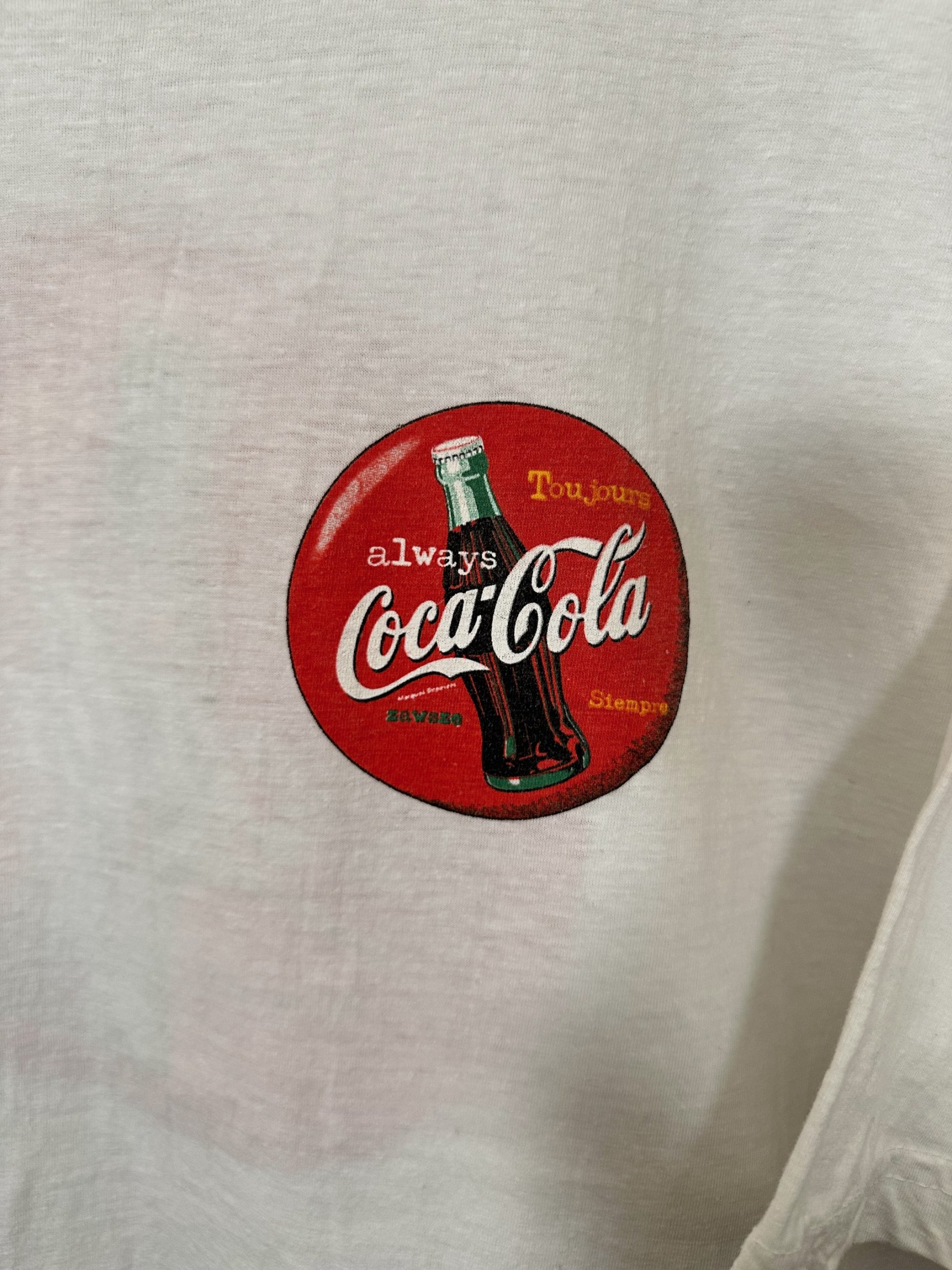 00’s vintage printed ”cola” T-shirt - 画像 (8)