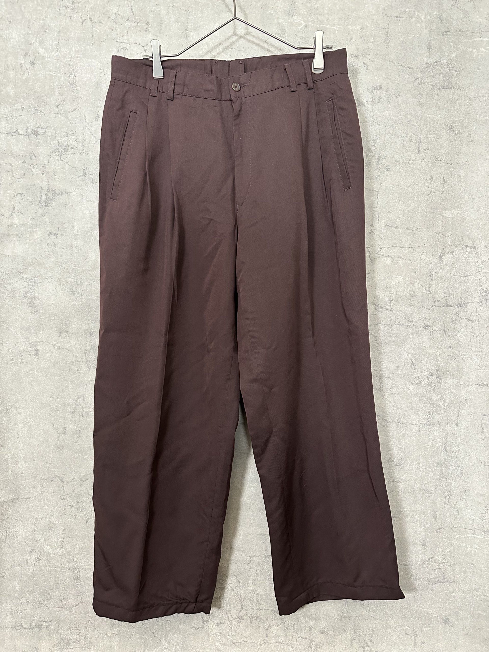 90’s vintage rayon pants - 画像 (5)