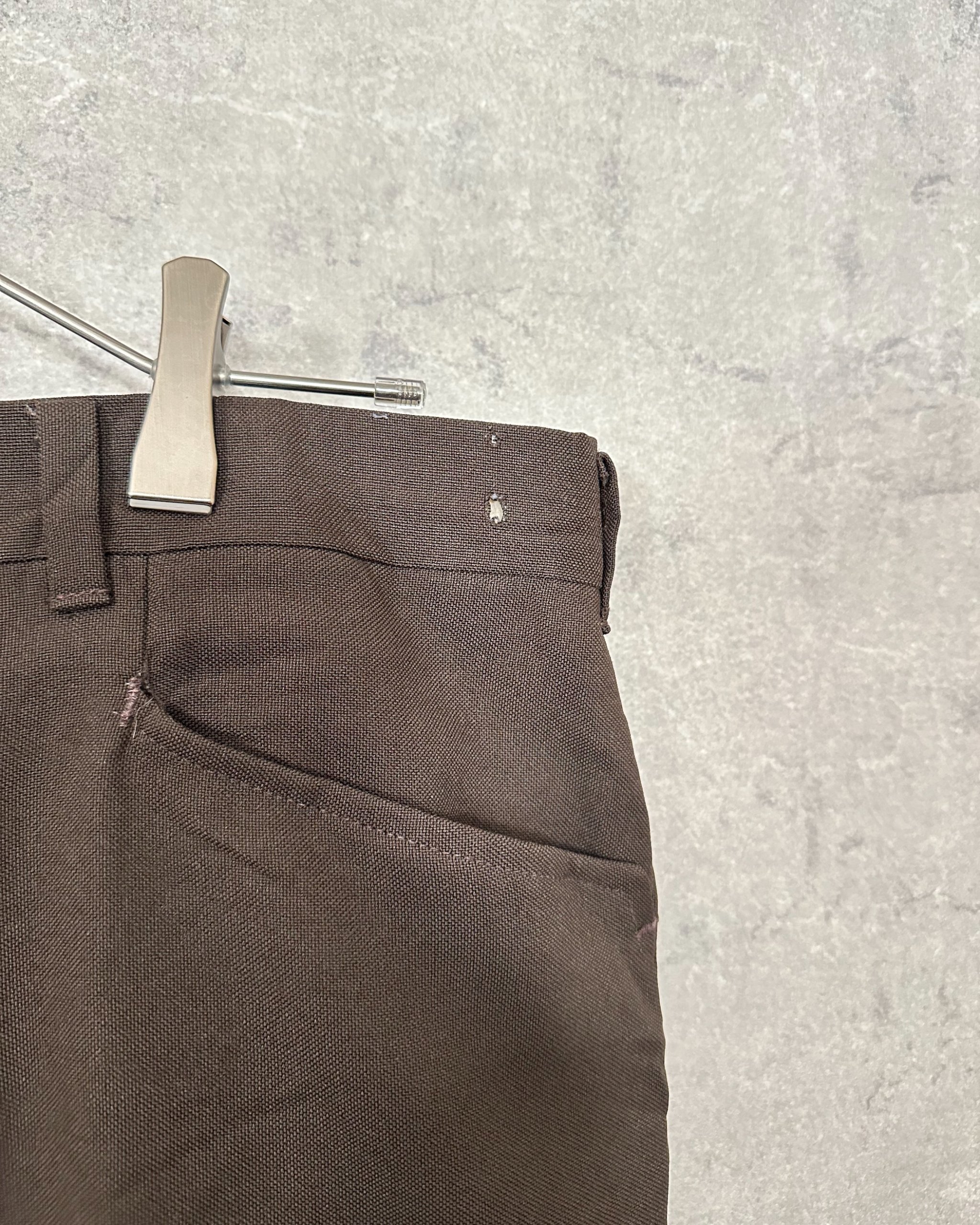 80’s vintage brown slacks pants - 画像 (12)