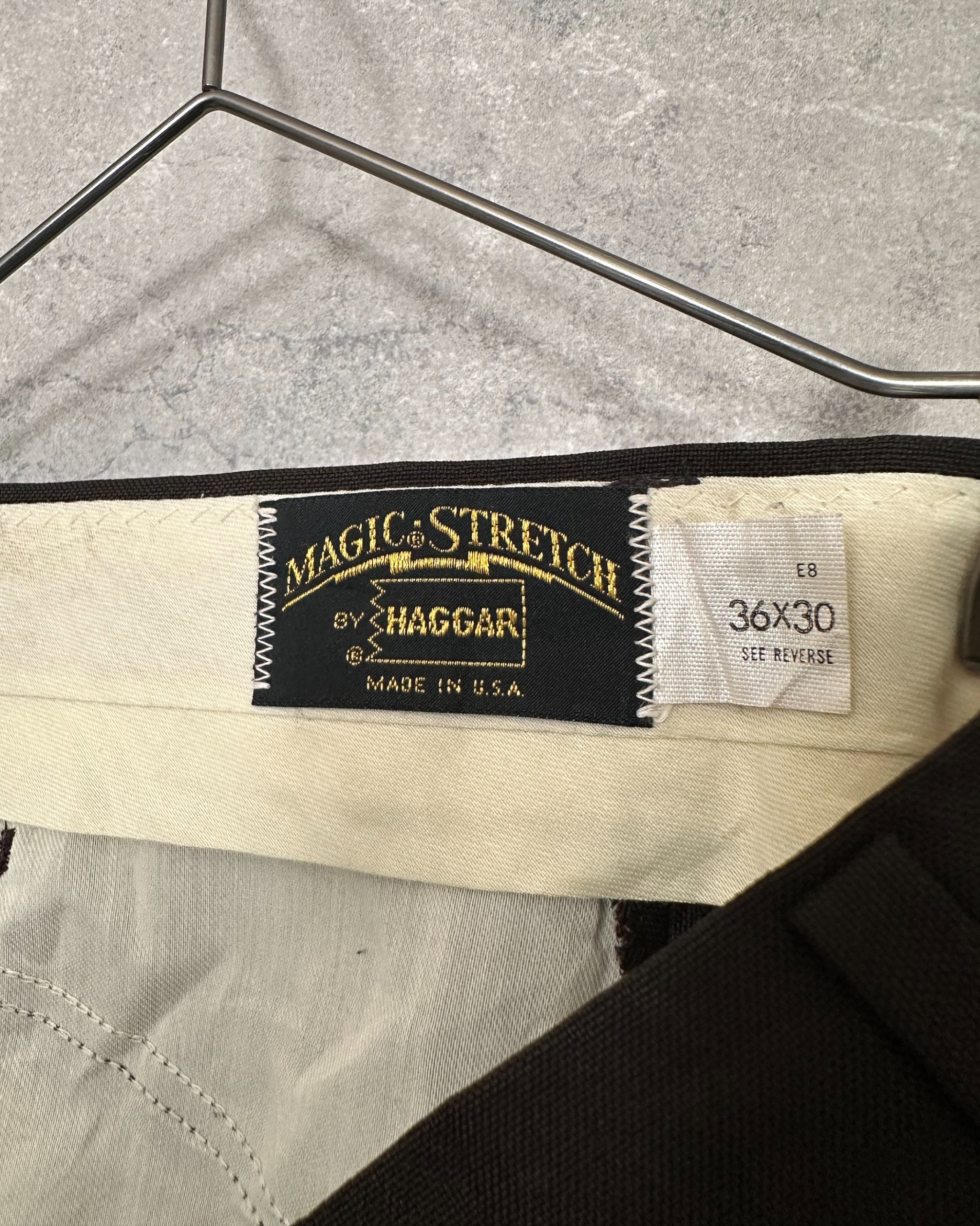 80’s vintage brown slacks pants - 画像 (6)