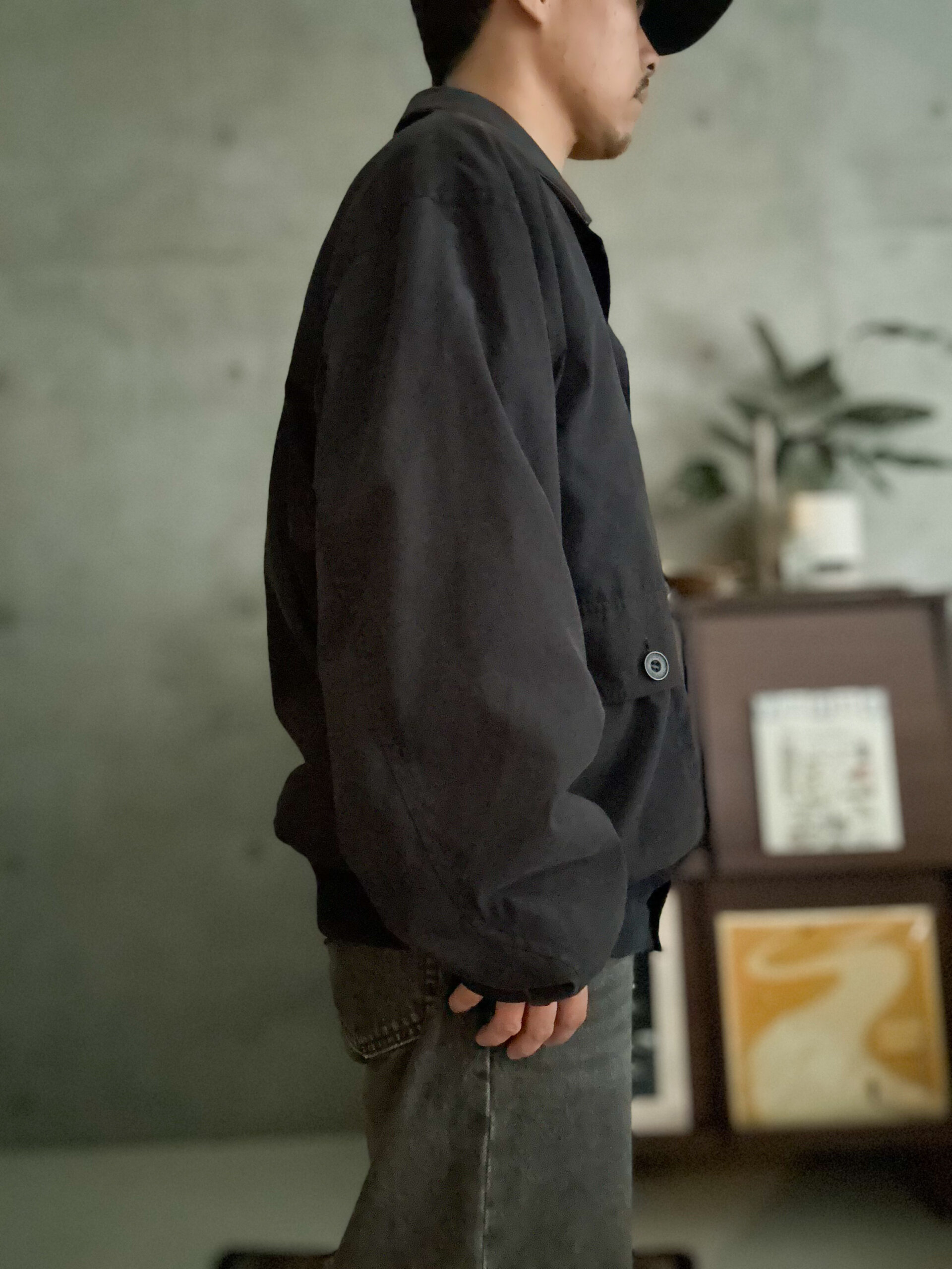 90’s HERNO Dark navy Light jacket - 画像 (4)