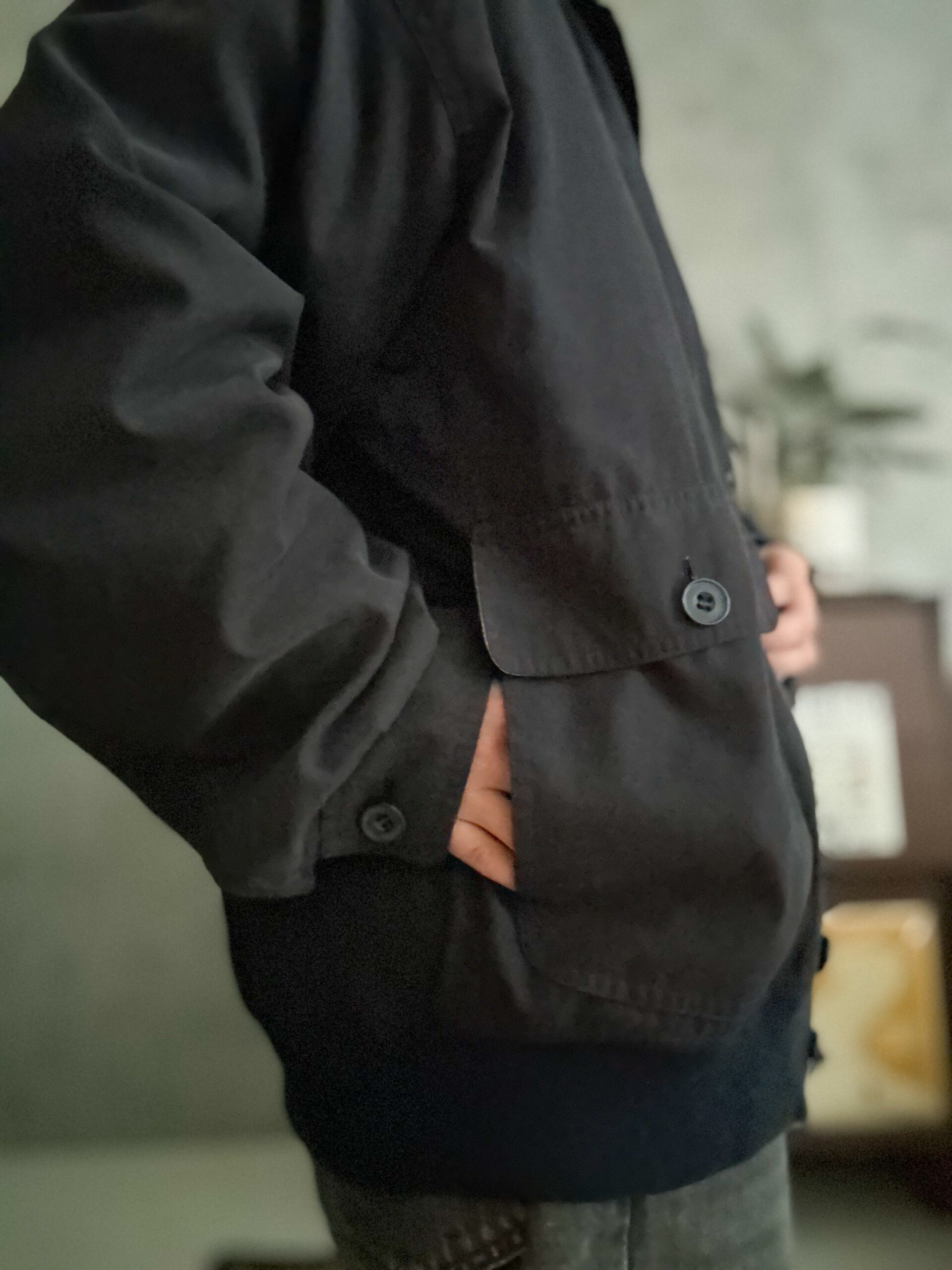 90’s HERNO Dark navy Light jacket - 画像 (5)