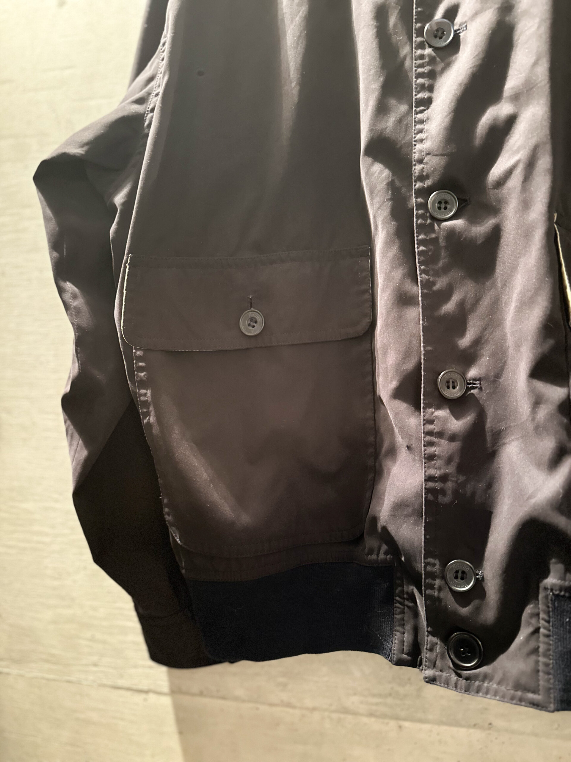 90’s HERNO Dark navy Light jacket - 画像 (14)