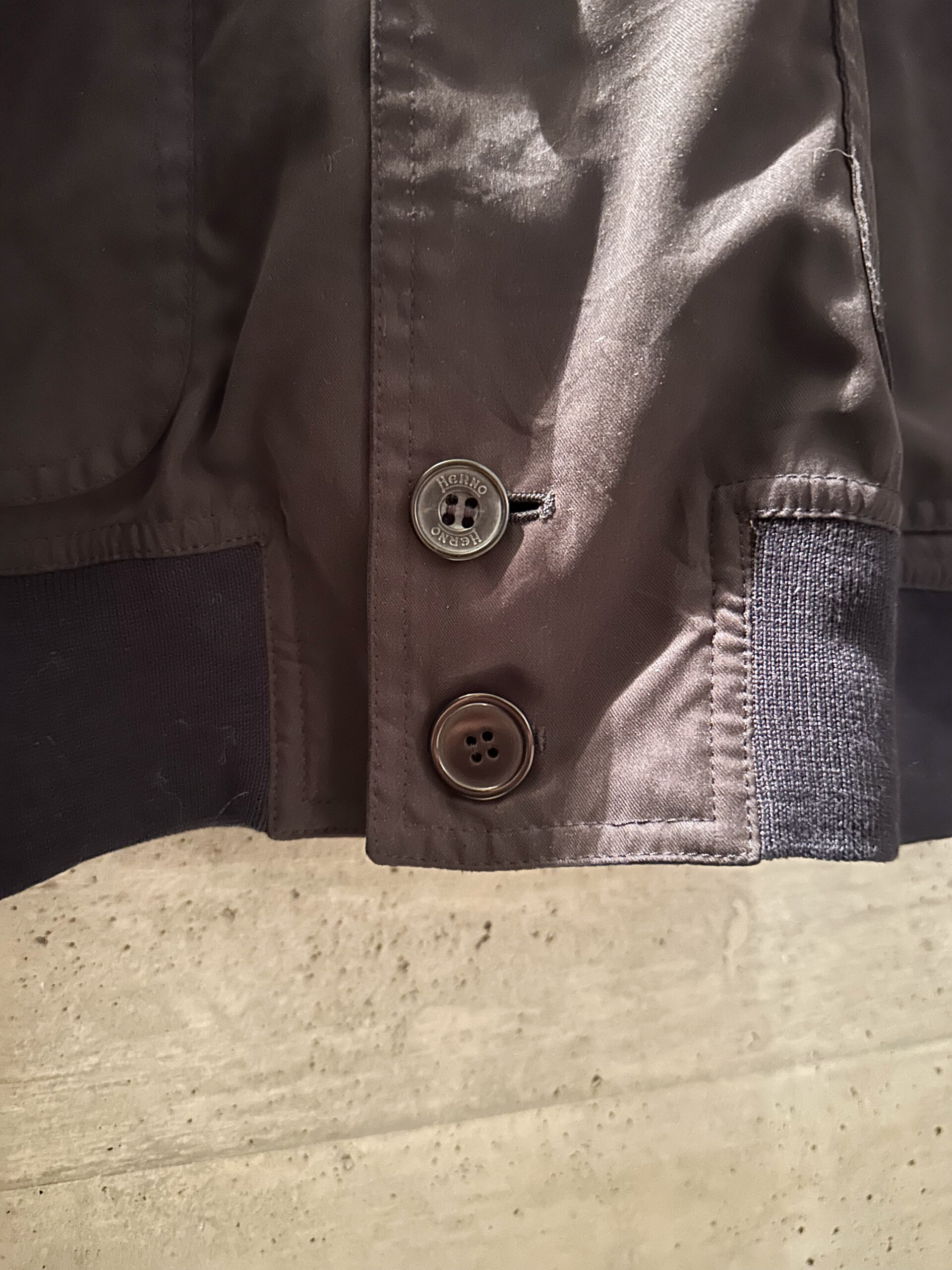 90’s HERNO Dark navy Light jacket - 画像 (21)