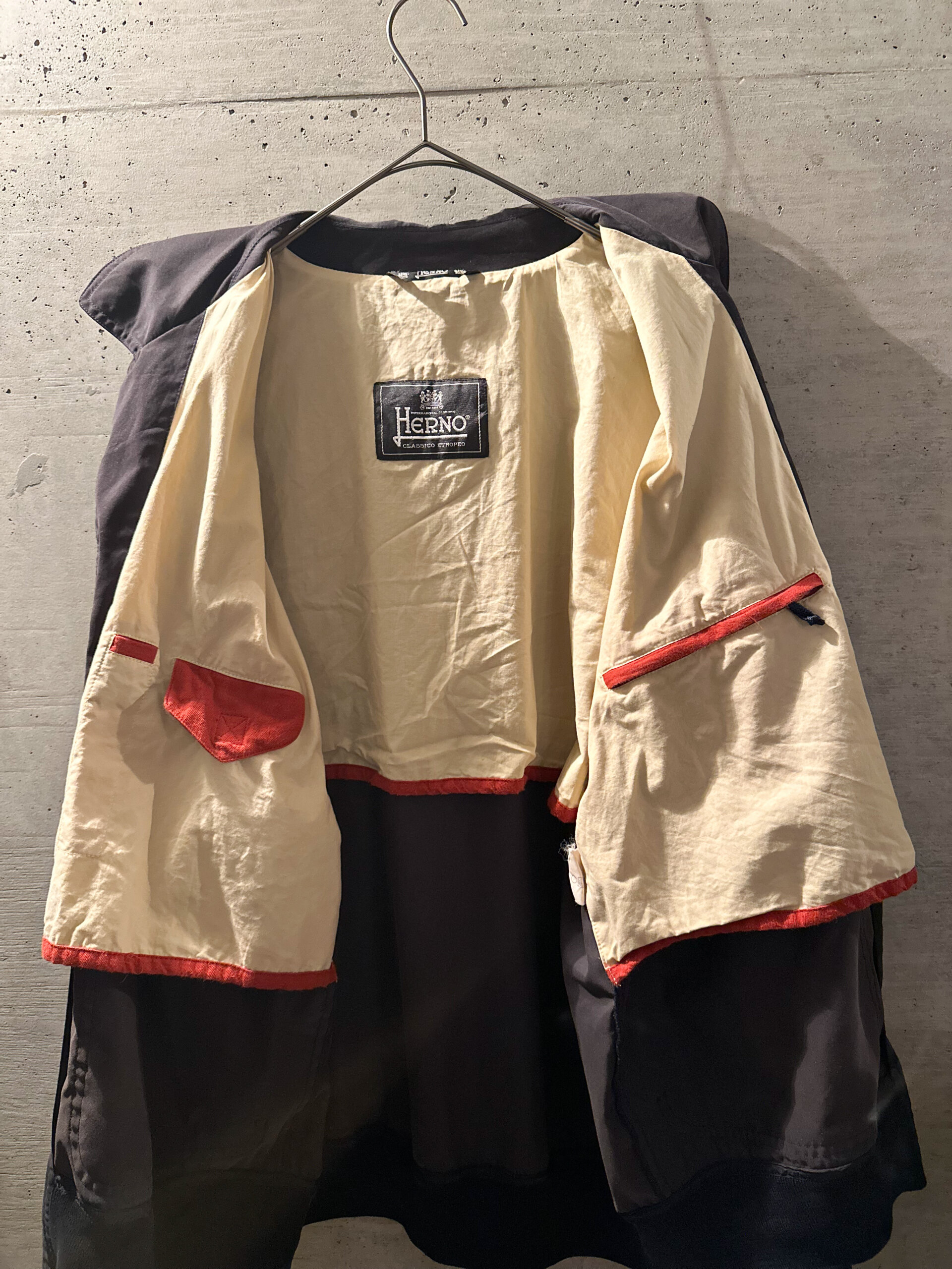 90’s HERNO Dark navy Light jacket - 画像 (18)