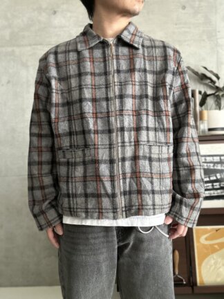 Check Short Zip Blouson