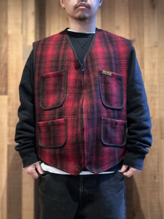 90's Woolrich ombre check Vest